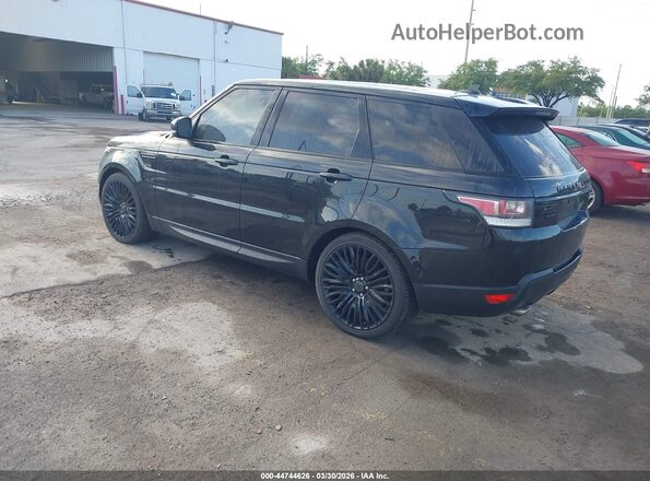 SALWR2PF6GA655699 2016 LAND ROVER RANGE ROVER SPORT Black Задня ліва чверть