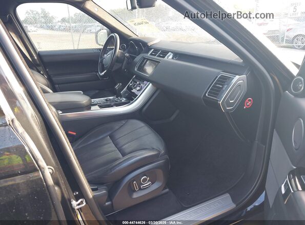 SALWR2PF6GA655699 2016 LAND ROVER RANGE ROVER SPORT Black Вид салону спереду