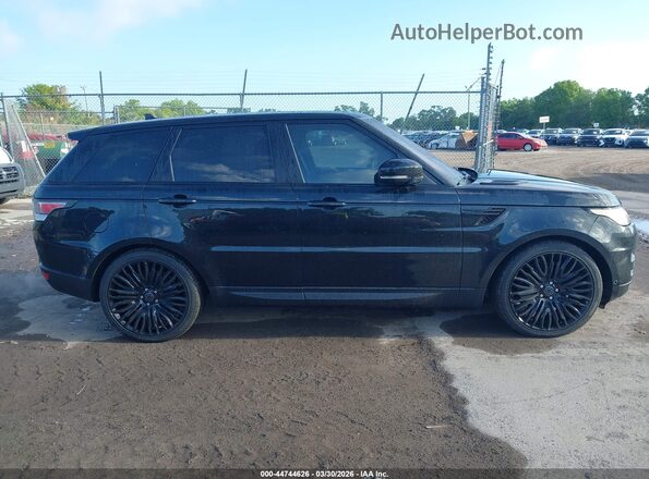 SALWR2PF6GA655699 2016 LAND ROVER RANGE ROVER SPORT Black Вид задньої частини салону