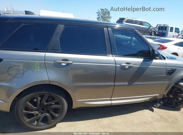 SALWR2RE4JA811010 2018 LAND ROVER RANGE ROVER SPORT Gray Widok wnętrza z tyłu