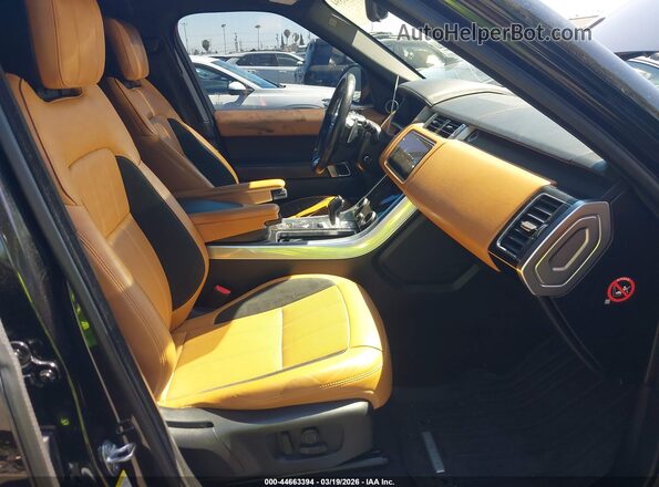 SALWR2RE7KA822827 2019 LAND ROVER RANGE ROVER SPORT Black Вид салону спереду