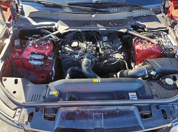 SALWR2RK5JA189510 2018 LAND ROVER RANGE Red Vista del compartimento del motor