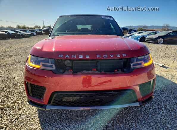 SALWR2RK5JA189510 2018 LAND ROVER RANGE Red Vista frontal