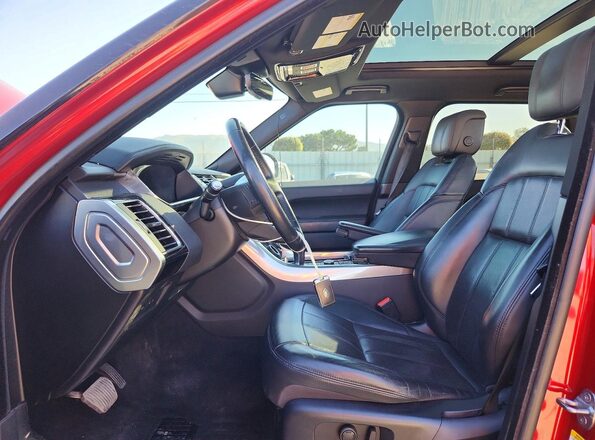 SALWR2RK5JA189510 2018 LAND ROVER RANGE Red Vista interior delantera
