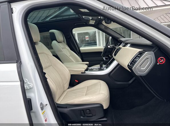 SALWR2RV2KA423131 2019 LAND ROVER RANGE ROVER SPORT Белый Вид салона спереди