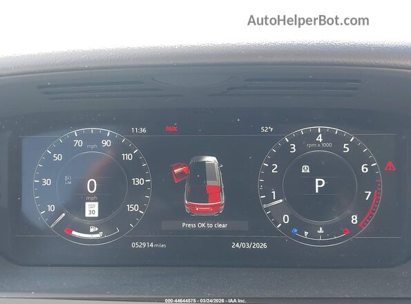 SALWR2RV4KA418559 2019 LAND ROVER RANGE ROVER SPORT Red Widok tylnych siedzeń
