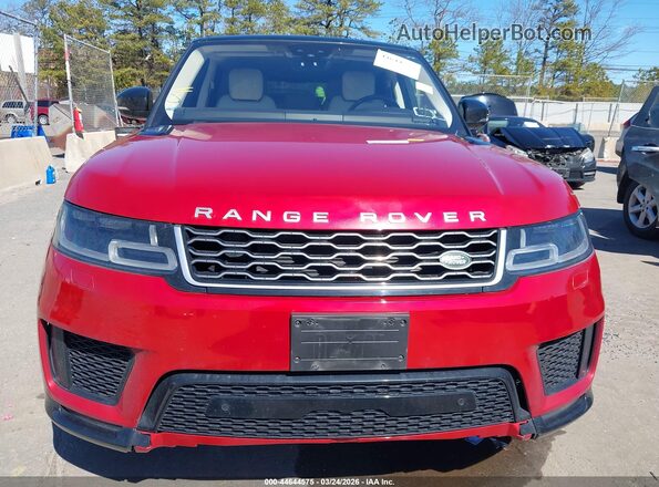 SALWR2RV4KA418559 2019 LAND ROVER RANGE ROVER SPORT Red Widok zestawu wskaźników