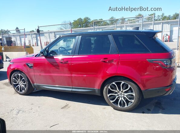 SALWR2RV4KA418559 2019 LAND ROVER RANGE ROVER SPORT Red Widok wnętrza 360 stopni