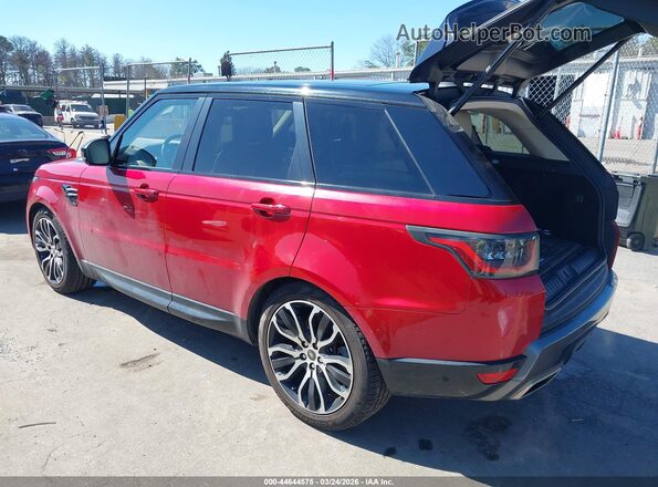 SALWR2RV4KA418559 2019 LAND ROVER RANGE ROVER SPORT Red Tył lewy