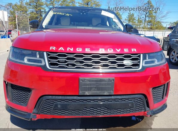 SALWR2RV4KA418559 2019 LAND ROVER RANGE ROVER SPORT Red Widok z przodu