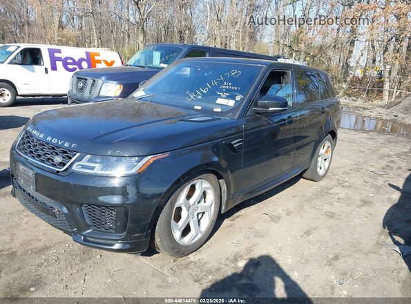 SALWR2RV7JA187087 2018 LAND ROVER RANGE ROVER SPORT Black Передня ліва чверть
