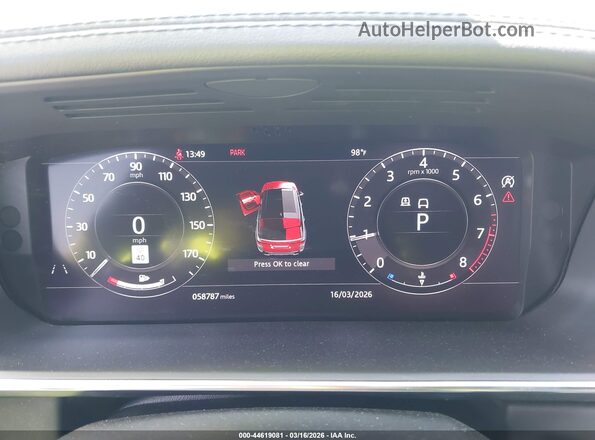 SALWR2SE0MA761494 2021 LAND ROVER RANGE ROVER SPORT Gray Вид задніх сидінь