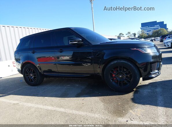 SALWR2SE9LA743879 2020 LAND ROVER RANGE ROVER SPORT Black Widok wnętrza z tyłu