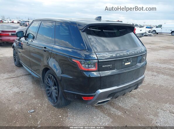 SALWR2SU1NA219331 2022 LAND ROVER RANGE ROVER SPORT Black Tył lewy