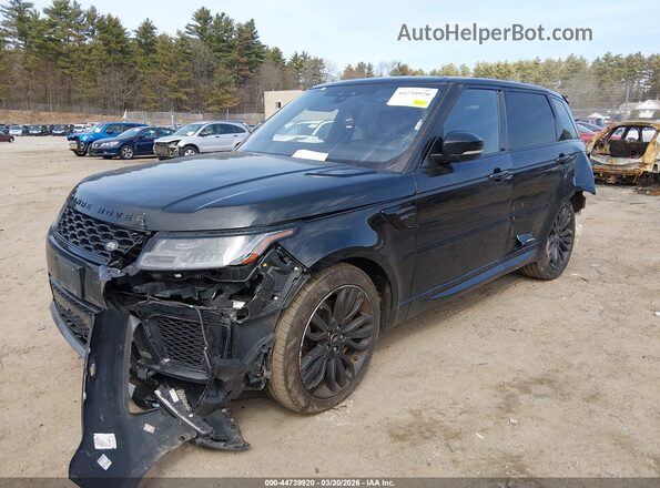 SALWR2SU3MA780774 2021 LAND ROVER RANGE ROVER SPORT Black წინა მარცხენა ხედი სამი მეოთხედიდან