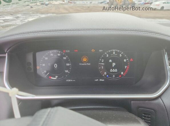 SALWR2SU4MA750585 2021 LAND ROVER RANGE Silver Vista del cuadro de instrumentos
