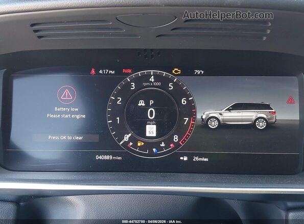 SALWR2SU6MA757005 2021 LAND ROVER RANGE ROVER SPORT Серый Вид задних сидений