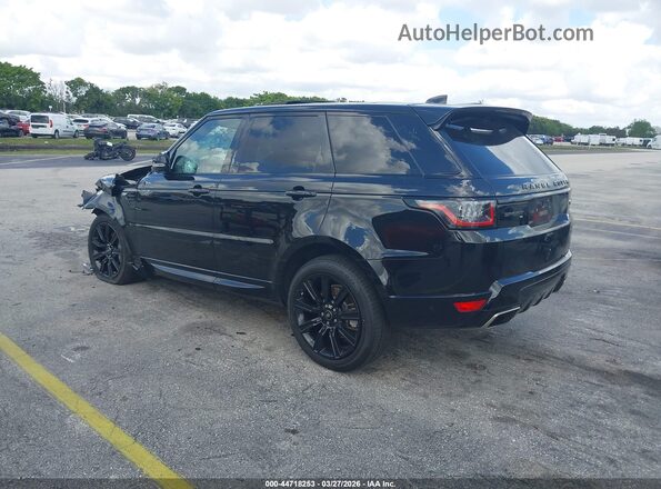 SALWR2SU7NA212397 2022 LAND ROVER RANGE ROVER SPORT Black Rear left