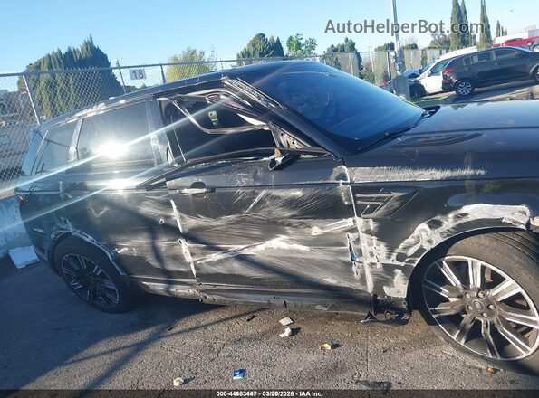 SALWR2SU8MA778275 2021 LAND ROVER RANGE ROVER SPORT Black უკანა სალონის ხედი