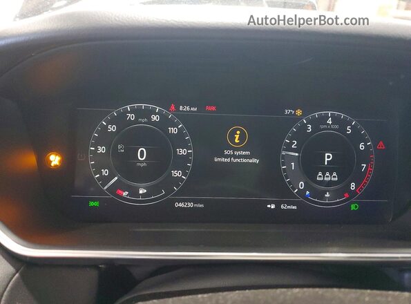 SALWR2SU8MA786697 2021 LAND ROVER RANGE White Widok zestawu wskaźników
