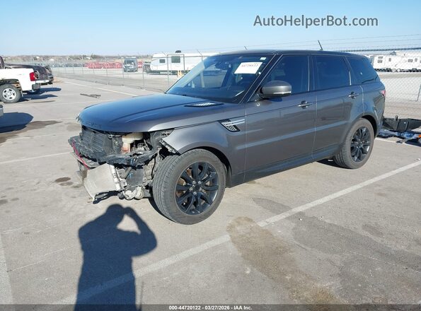 SALWR2VF5GA552728 2016 LAND ROVER RANGE ROVER SPORT Gray წინა მარცხენა ხედი სამი მეოთხედიდან