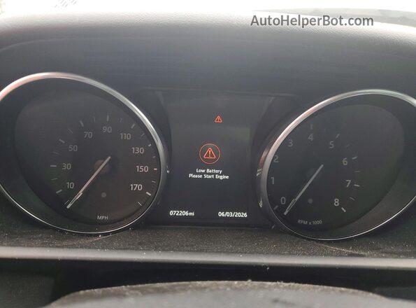 SALWR2VF5GA637391 2016 LAND ROVER RANGE White ხელსაწყოთა პანელის ხედი