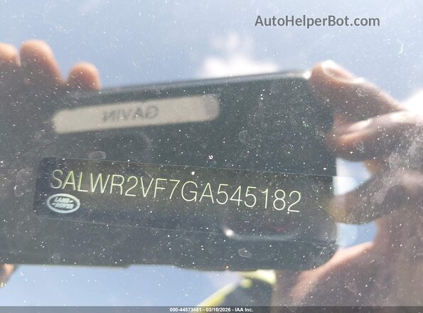 SALWR2VF7GA545182 2016 LAND ROVER RANGE ROVER SPORT Gray 