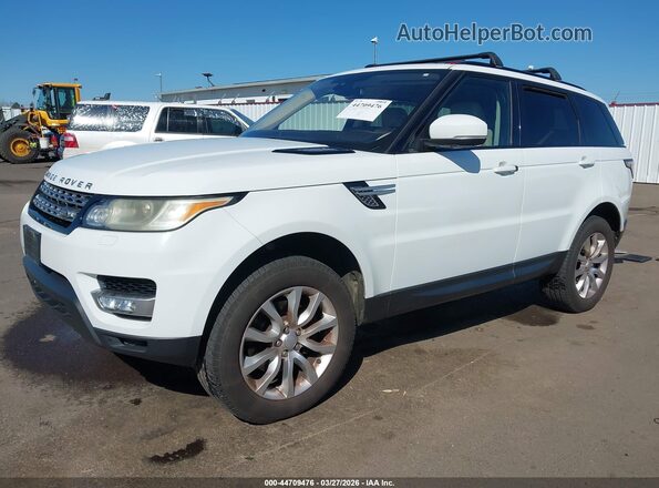 SALWR2VF7GA584757 2016 LAND ROVER RANGE ROVER SPORT White წინა მარცხენა ხედი სამი მეოთხედიდან