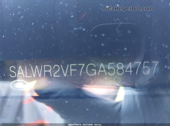 SALWR2VF7GA584757 2016 LAND ROVER RANGE ROVER SPORT White 