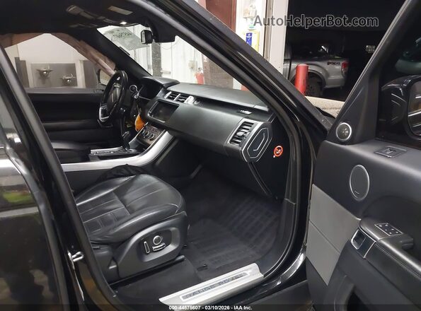 SALWS2PF0GA102180 2016 LAND ROVER RANGE ROVER SPORT Black Вид салону спереду