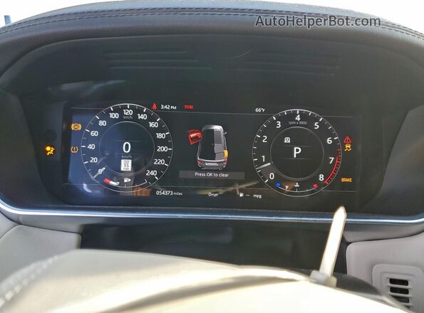 SALWS2RU0MA774604 2021 LAND ROVER RANGE Black Սարքավորումների վահանակի տեսք