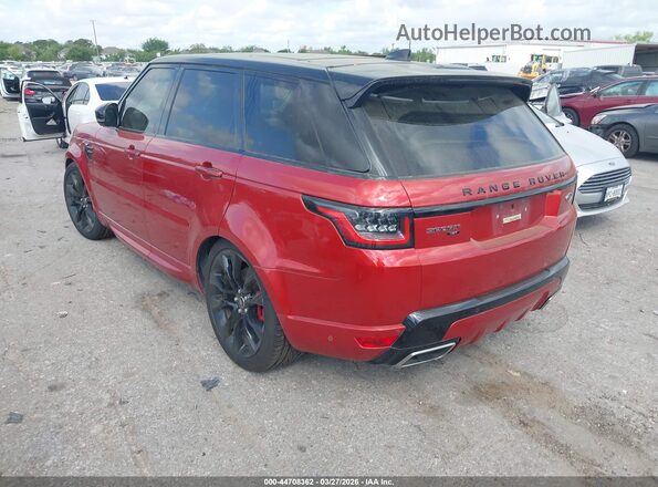 SALWS2RU0NA220092 2022 LAND ROVER RANGE ROVER SPORT Orange Trasero izquierdo