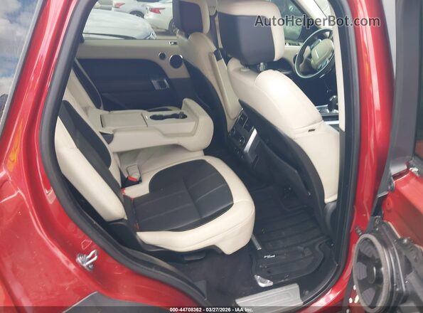 SALWS2RU0NA220092 2022 LAND ROVER RANGE ROVER SPORT Orange Vista de la etiqueta del VIN