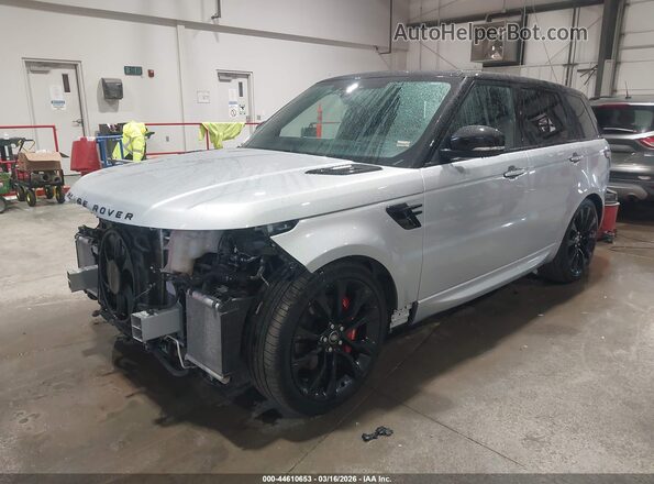 SALWS2RU3NA797425 2022 LAND ROVER RANGE ROVER SPORT Silver Առջևի ձախ երեք քառորդ տեսարան