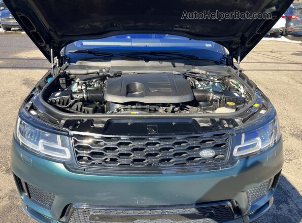 SALWS2RU6MA757967 2021 LAND ROVER RANGE Зеленый Вид панели приборов