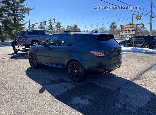 SALWS2RU6MA757967 2021 LAND ROVER RANGE Зеленый Задняя правая четверть