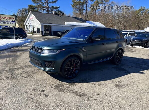 SALWS2RU6MA757967 2021 LAND ROVER RANGE Зеленый Задняя левая четверть