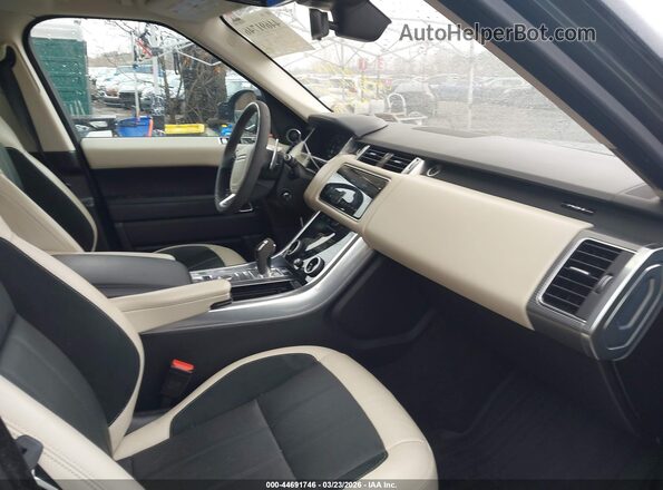 SALWS2SU6KA865271 2019 LAND ROVER RANGE ROVER SPORT Black წინა სალონის ხედი