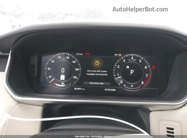SALWS2SU6KA865271 2019 LAND ROVER RANGE ROVER SPORT Black უკანა სავარძლების ხედი