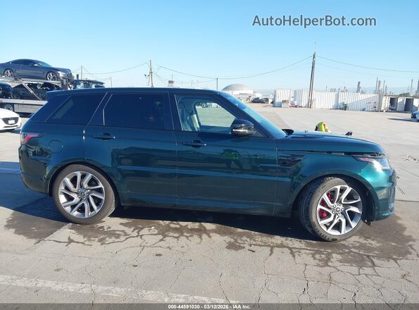 SALWV2RE0JA193907 2018 LAND ROVER RANGE ROVER SPORT Green Rear interior view