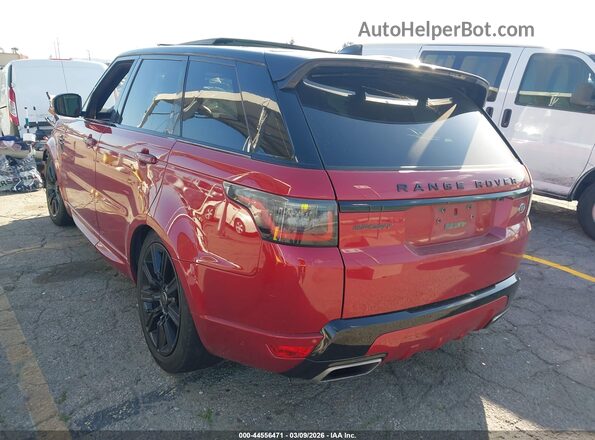 SALWV2SV5JA804136 2018 LAND ROVER RANGE ROVER SPORT Red Rear left