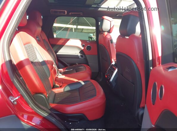 SALWV2SV5JA804136 2018 LAND ROVER RANGE ROVER SPORT Red VIN sticker view