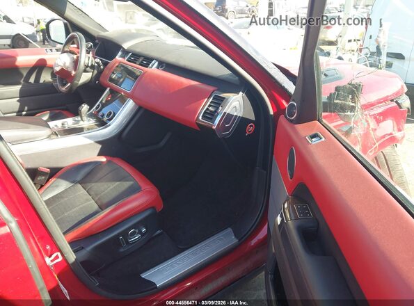 SALWV2SV5JA804136 2018 LAND ROVER RANGE ROVER SPORT Red Front interior view