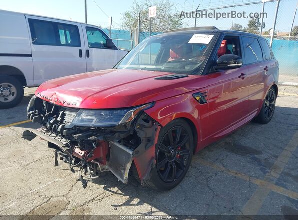 SALWV2SV5JA804136 2018 LAND ROVER RANGE ROVER SPORT Red Front left