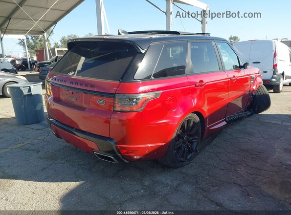 SALWV2SV5JA804136 2018 LAND ROVER RANGE ROVER SPORT Red Rear right