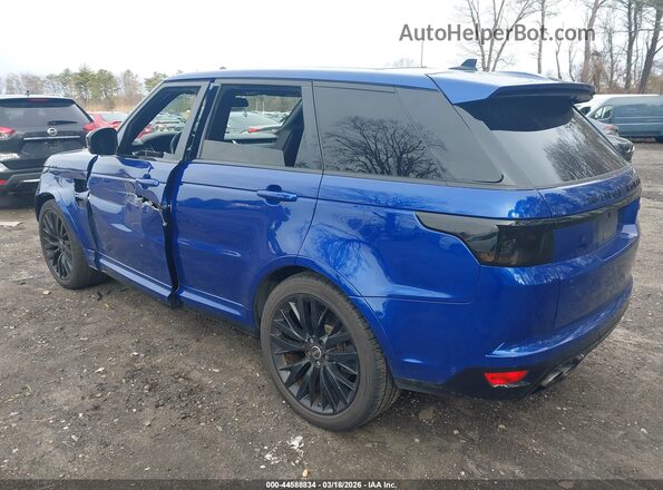 SALWZ2EF4GA589642 2016 LAND ROVER RANGE ROVER SPORT Синий Задняя левая четверть