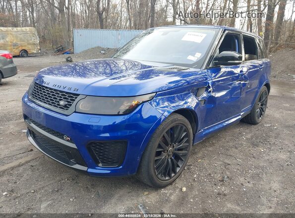 SALWZ2EF4GA589642 2016 LAND ROVER RANGE ROVER SPORT Синий Передняя левая четверть