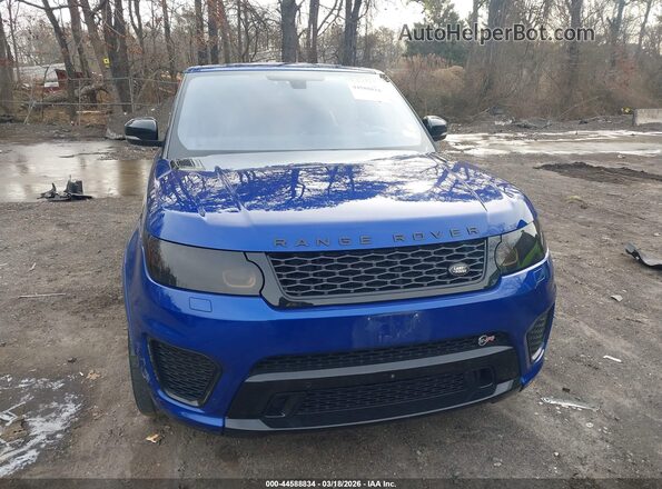 SALWZ2EF4GA589642 2016 LAND ROVER RANGE ROVER SPORT Синий Вид щитка приборов