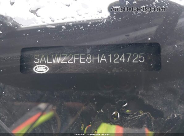 SALWZ2FE8HA124725 2017 LAND ROVER RANGE ROVER SPORT Gray Engine compartment view