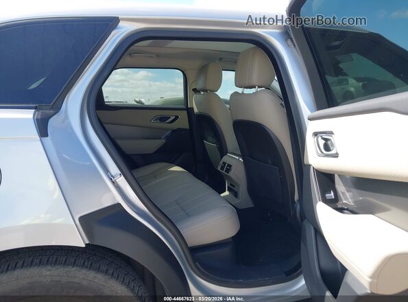 SALYB2FV1LA257610 2020 LAND ROVER RANGE ROVER VELAR Silver Vista de la etiqueta del VIN